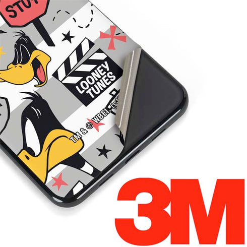 Looney Tunes Daffy Duck Striped Patches Google Pixel 3a XL Skin